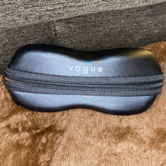 New Gold Double Bridge Vogue Sunglasses w Case - Picture 11 of 12